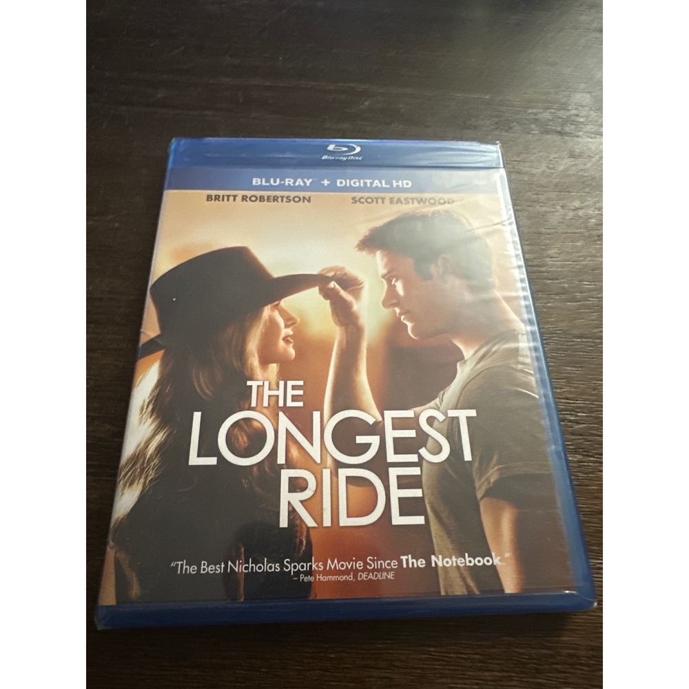 The Longest Ride Blu-ray Digital HD Nicholas Sparks Britt Robertson Eastwood NEW